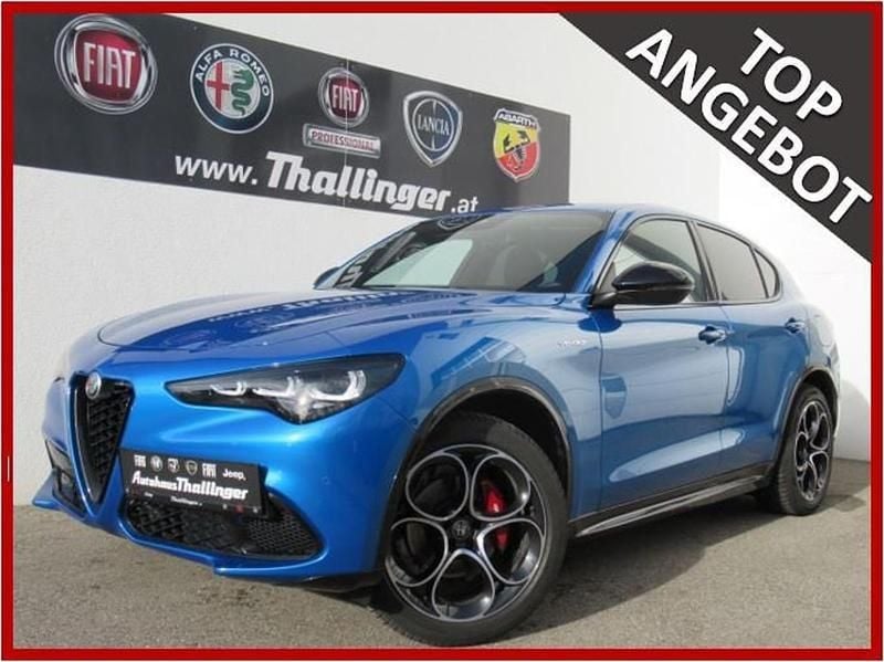 Blau Gebraucht 2024 Alfa Romeo Stelvio Veloce SUV | € 49.950 (Etwas zu teuer) - Bild 1/3