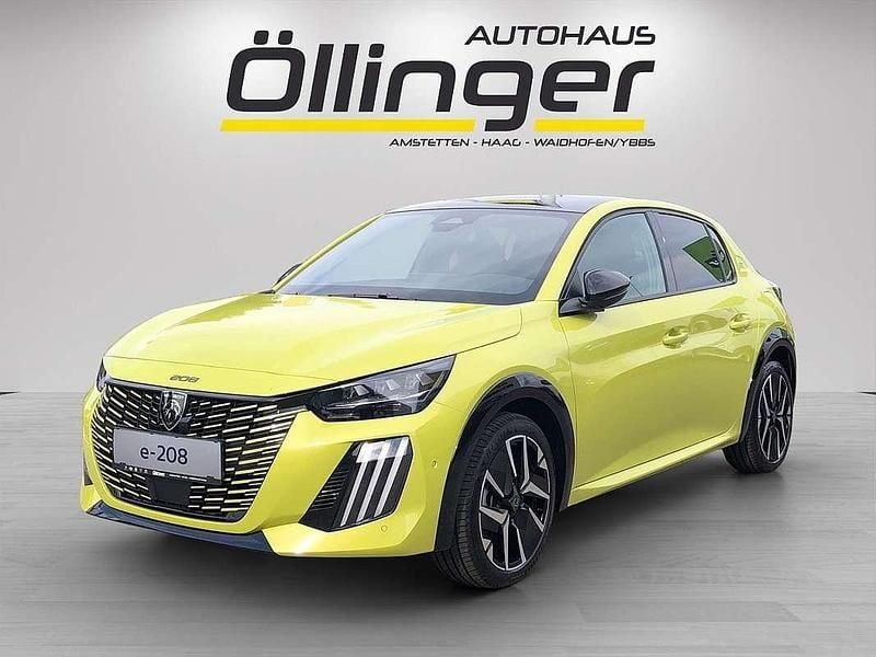 Gelb Neu 2025 Peugeot e-208 GT Kleinwagen | € 40.040 - Bild 1/4