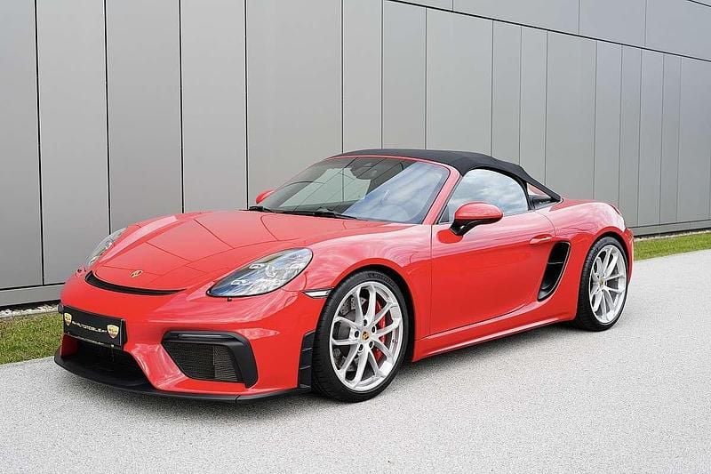 Gebraucht Porsche 718 Boxster 420 PS (308 kW) 2021 Rot Cabrio