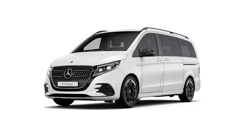 Bergkristallweiß met Gebraucht 2025 Mercedes V300 Exclusive Van / Kleinbus | € 99.990 (Guter Preis) - Bild 1/1