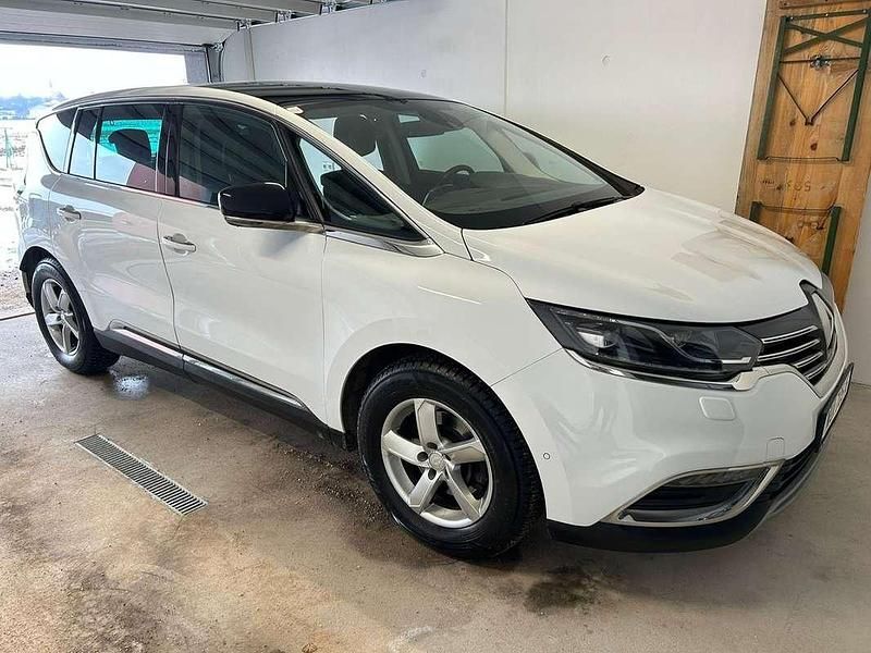 Gebraucht Renault Espace Intens 160 PS (117 kW) 2016 Weiß Van / Kleinbus