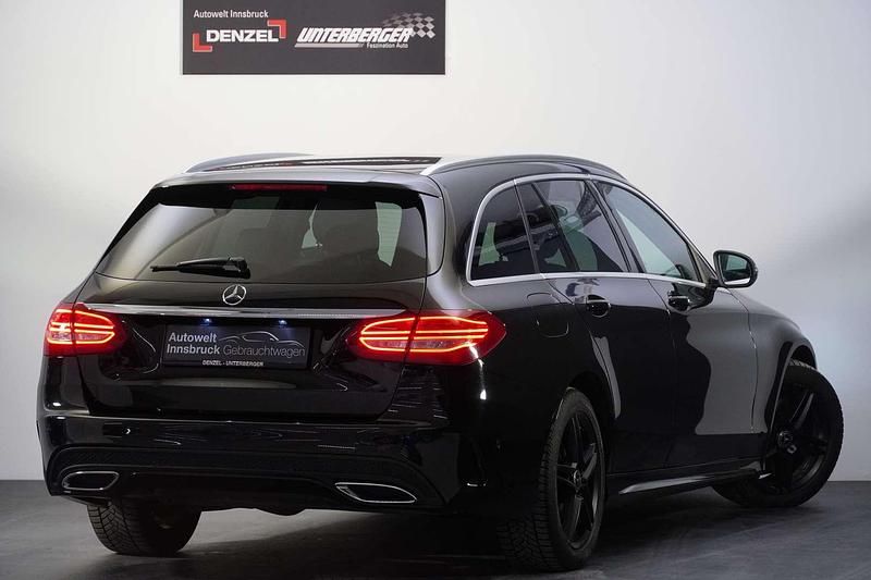 Gebraucht Mercedes C220 AMG line 170 PS (125 kW) 2017 Schwarz Kombi