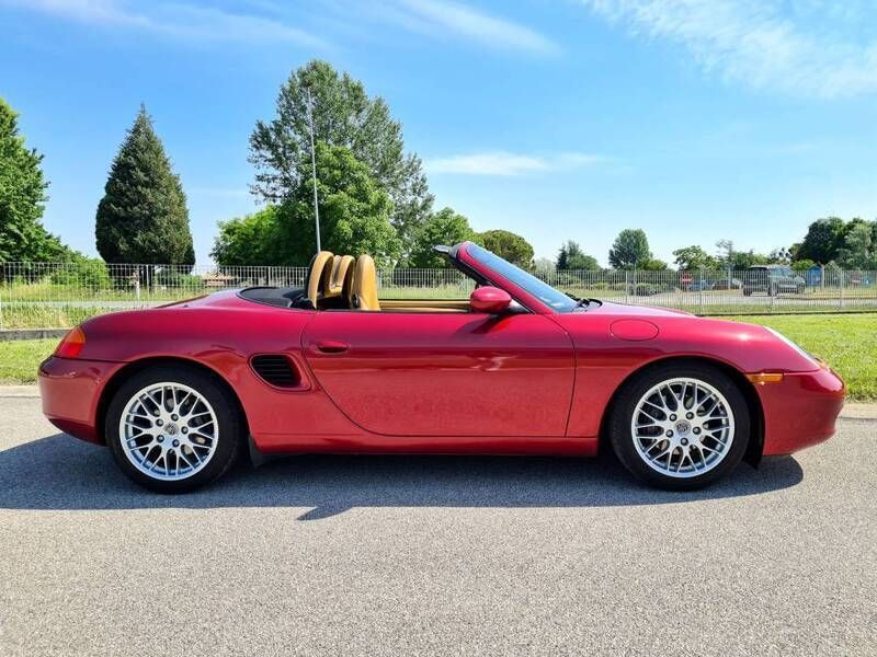 Gebraucht Porsche Boxster 220 PS (161 kW) 2002 Rot Cabrio