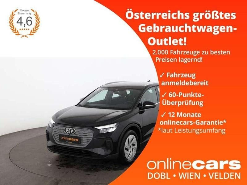 Schwarz Gebraucht 2022 Audi Q4 e-tron Basis SUV | € 31.140 (Guter Preis) - Bild 1/4