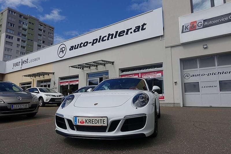 Weiß Gebraucht 2017 Porsche 911 Carrera 4 Cabriolet Cabrio | € 129.990 - Bild 1/4