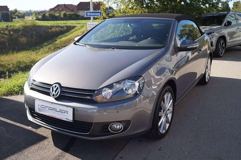 Grau Gebraucht 2015 VW Golf Cabriolet LOUNGE Cabrio | € 13.900 (Teuer) - Bild 1/4