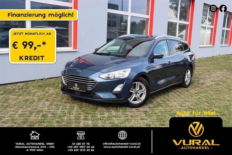Blau Gebraucht 2019 Ford Focus Business Edition Kombi | € 9.890 (Fairer Preis) - Bild 1/4
