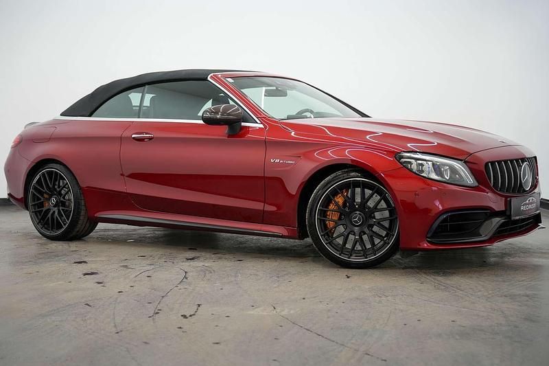 Rot Gebraucht 2019 Mercedes C63S AMG AMG Cabrio | € 81.999 - Bild 1/4