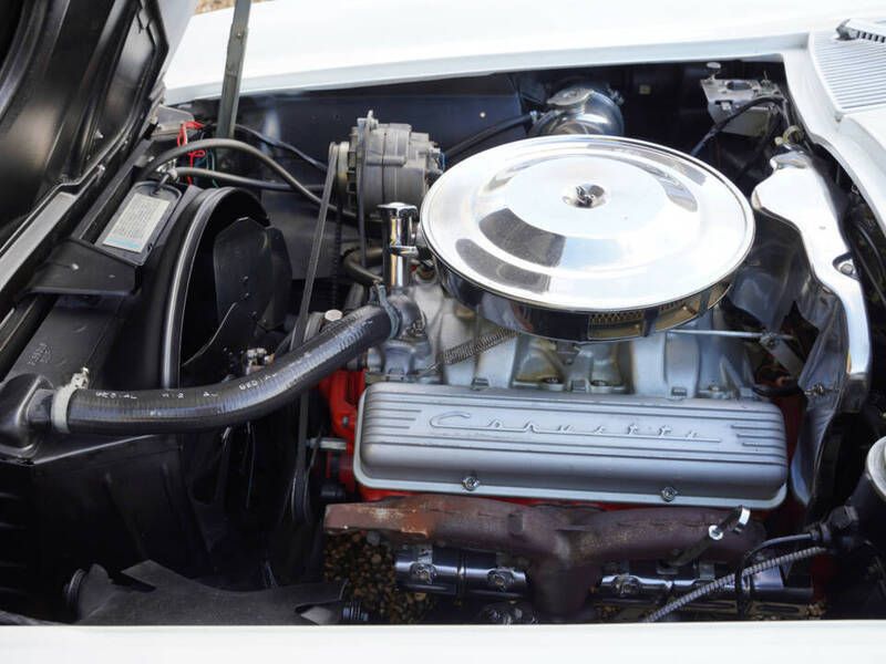 Gebraucht Chevrolet Corvette Stingray 340 PS (250 kW) 1963 Weiß Cabrio