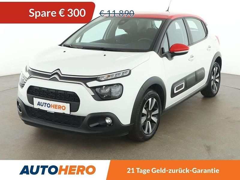 Weiß Gebraucht 2021 Citroën C3 PureTech Kleinwagen | € 11.590 (Fairer Preis) - Bild 1/3