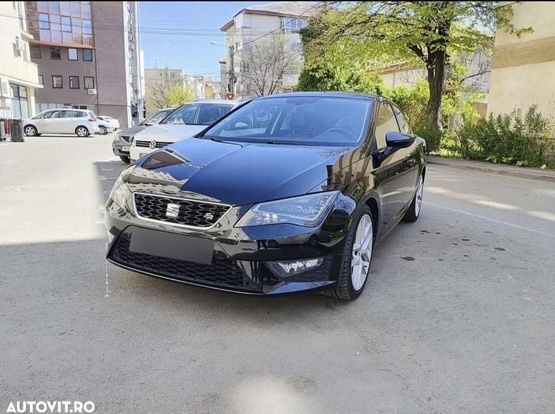 Schwarz Gebraucht 2018 Seat Leon SC FR Kleinwagen | € 9.200 - Bild 1/4