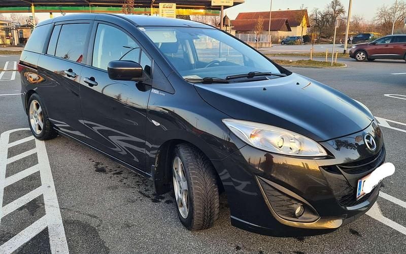 Gebraucht Mazda 5 116 PS (85 kW) 2012 Schwarz Van / Kleinbus