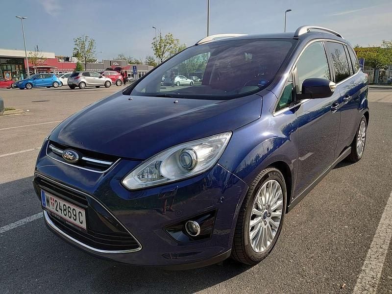Blau Gebraucht 2013 Ford Grand C-Max Titanium Van / Kleinbus | € 7.900 - Bild 1/4