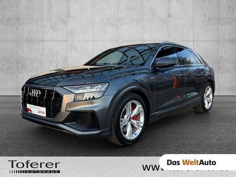Mittelgrau metallicperleffekt Gebraucht 2022 Audi Q8 Ambiente SUV | € 69.550 (Guter Preis) - Bild 1/4