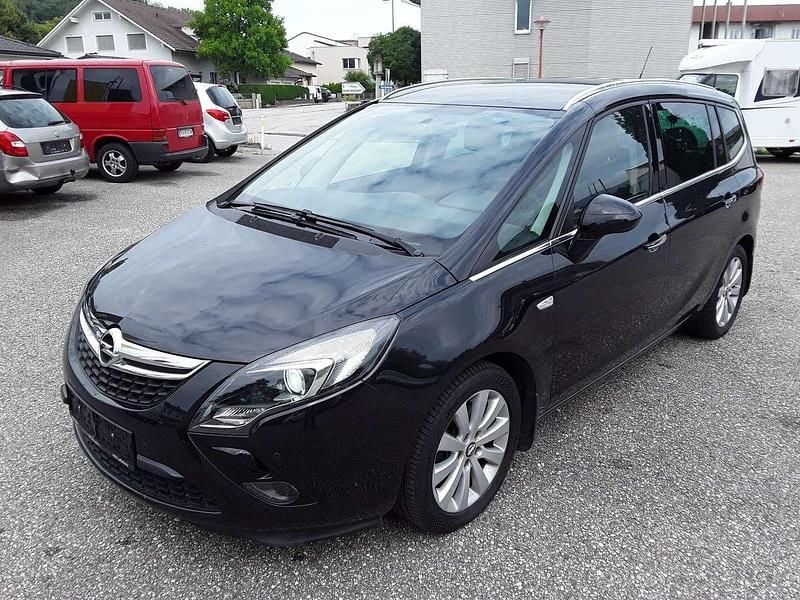 Schwarz Gebraucht 2012 Opel Zafira Tourer Innovation Van / Kleinbus | € 7.900 (Fairer Preis) - Bild 1/4