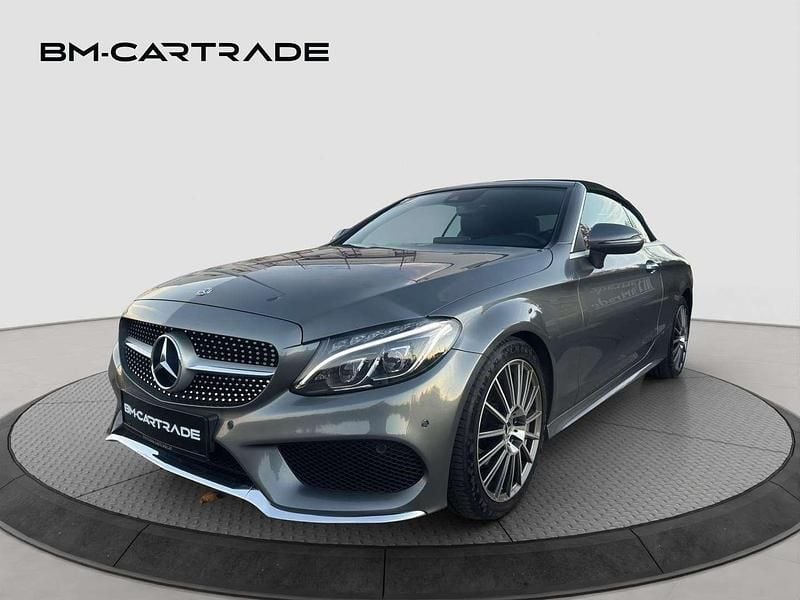 Grau Gebraucht 2018 Mercedes C220 AMG line Cabrio | € 29.900 (Fairer Preis) - Bild 1/4