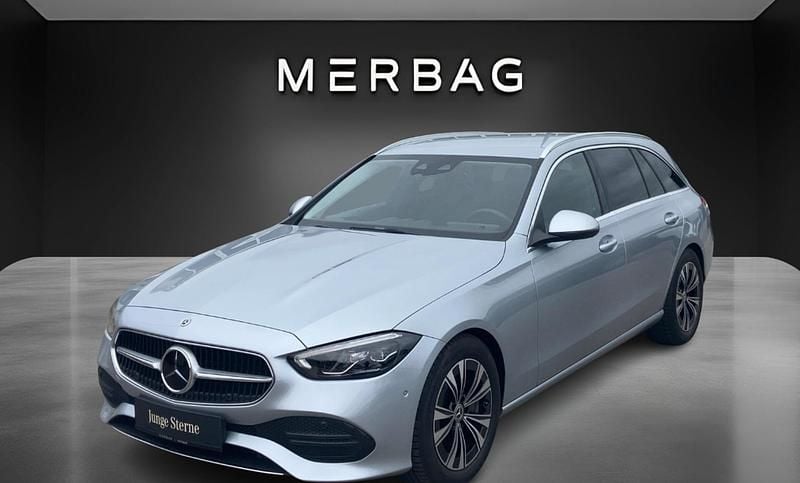 Hightechsilber metal Gebraucht 2021 Mercedes C220 Kombi | € 36.990 (Fairer Preis) - Bild 1/4