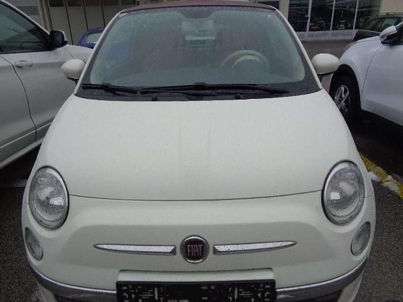 Gebraucht Fiat 500 Lounge 69 PS (50 kW) 2010 Weiß Cabrio