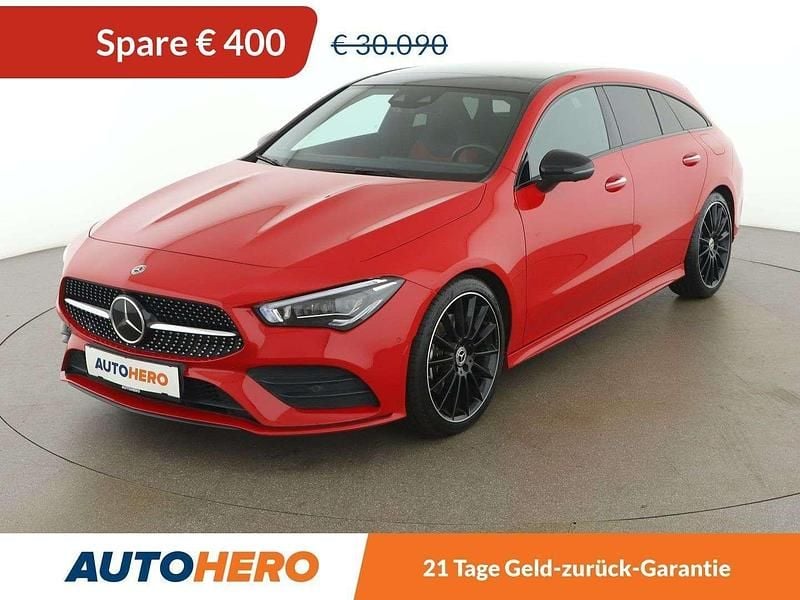 Rot Gebraucht 2020 Mercedes CLA200 Shooting Brake AMG line Kombi | € 29.690 (Fairer Preis) - Bild 1/3