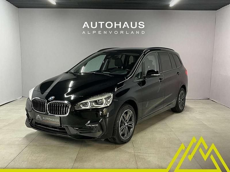 Gebraucht BMW 218 Gran Tourer Sport Line 150 PS (110 kW) 2019 Schwarz Van / Kleinbus