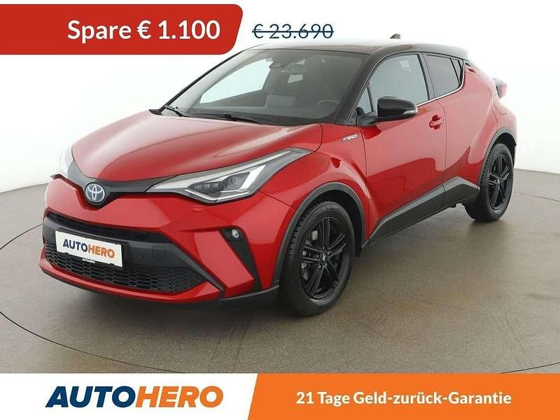 Rot Gebraucht 2021 Toyota C-HR SUV | € 22.590 (Fairer Preis) - Bild 1/3