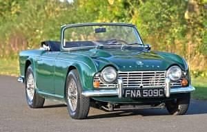 Blau Gebraucht 1965 Triumph TR4 Cabrio | € 27.457 - Bild 1/4