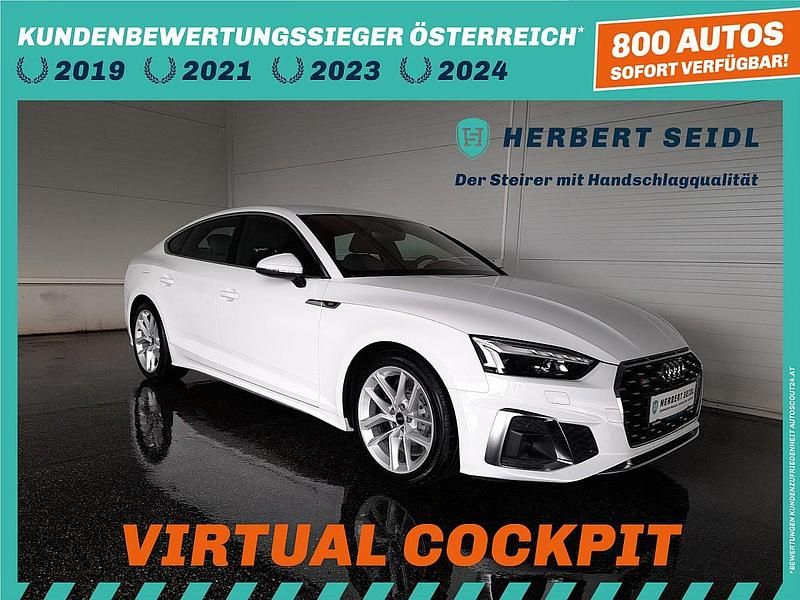 Weiß Gebraucht 2022 Audi S5 Sportback Ambiente Kleinwagen | € 54.880 - Bild 1/4