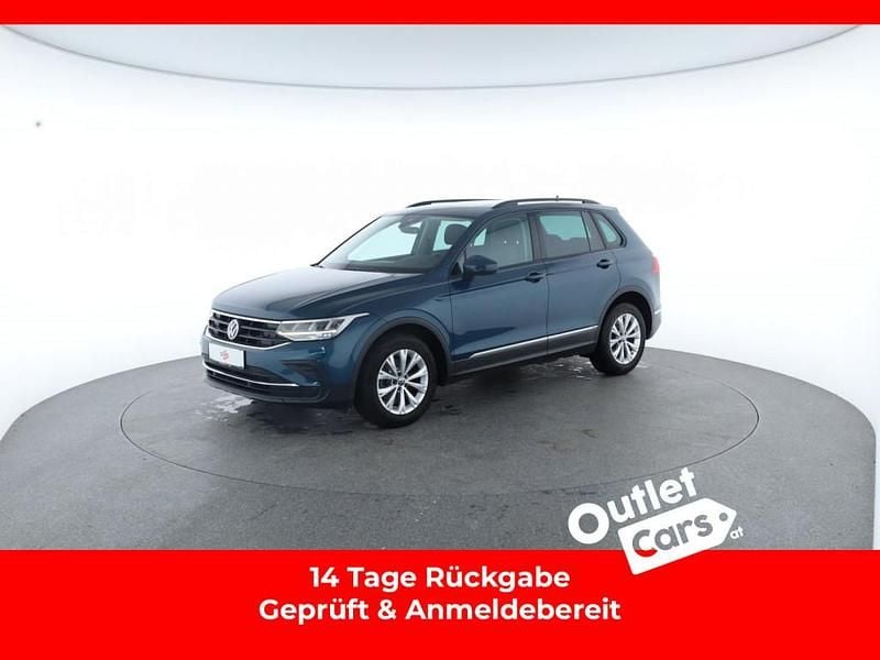 Dunkelblau metallic Gebraucht 2021 VW Tiguan Life SUV | € 27.990 (Fairer Preis) - Bild 1/4