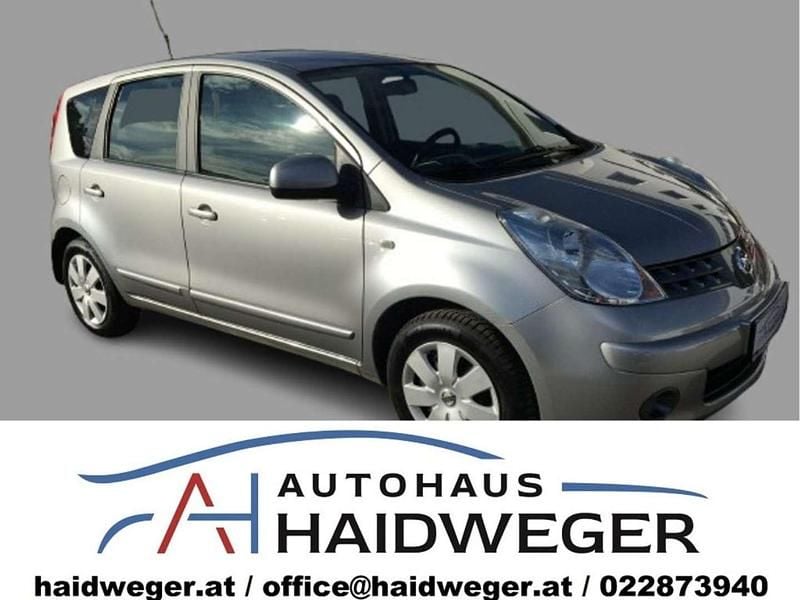 Gebraucht Nissan Note Acenta 87 PS (63 kW) 2009 Silber Kleinwagen