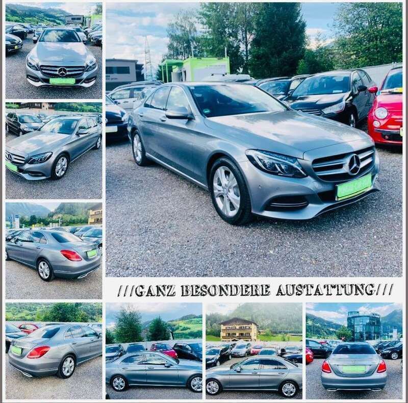 Grau Gebraucht 2015 Mercedes C180 AMG line Limousine | € 25.000 - Bild 1/4