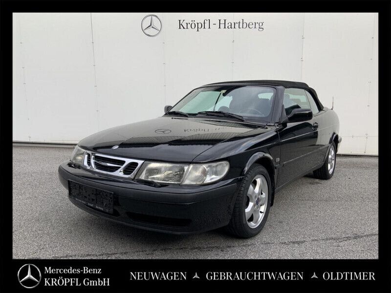 Schwarz Gebraucht 2002 Saab 9-3 Cabriolet Cabrio | € 7.900 - Bild 1/4