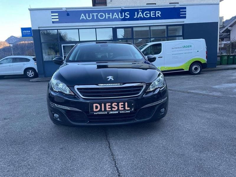 Schwarz Gebraucht 2015 Peugeot 308 SW Allure Kombi | € 5.500 - Bild 1/4