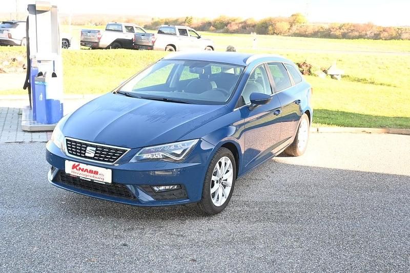 Gebraucht Seat Leon XCELLENCE 125 PS (91 kW) 2017 Mittelblau  normal Kombi