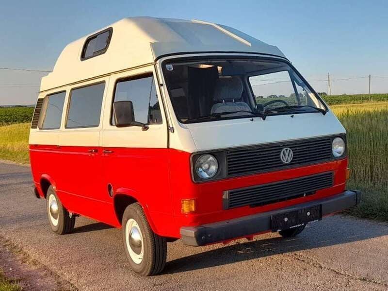 Rot Gebraucht 1989 VW T3 Van | € 22.000 - Bild 1/4