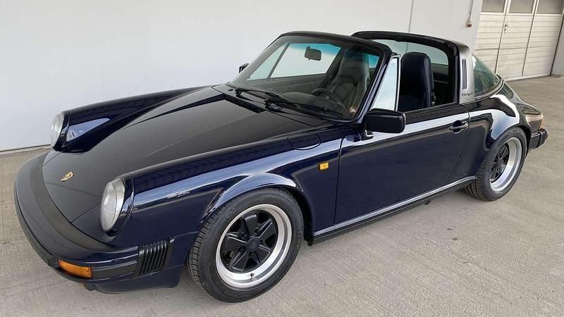 Gebraucht Porsche 911 Carrera Cabriolet 218 PS (160 kW) 1987 Blau Cabrio