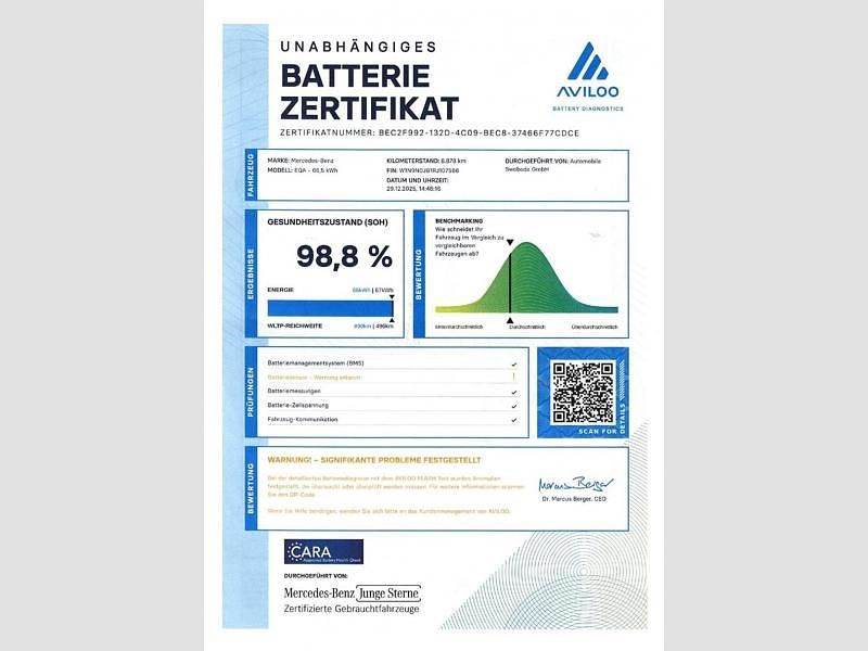 Gebraucht Mercedes EQA300 AMG line 167 kW (228 PS) 2024 Weiss SUV