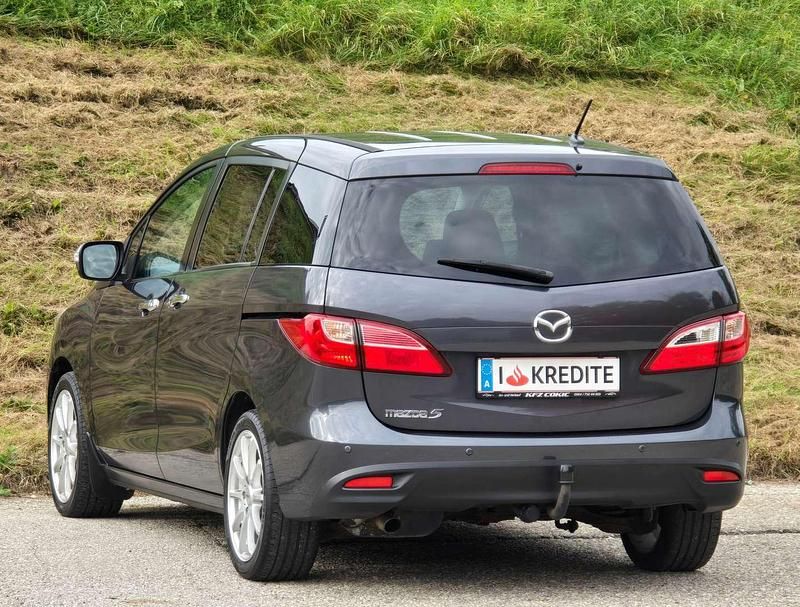 Gebraucht Mazda 5 Prime-Line 116 PS (85 kW) 2015 Grau Van / Kleinbus