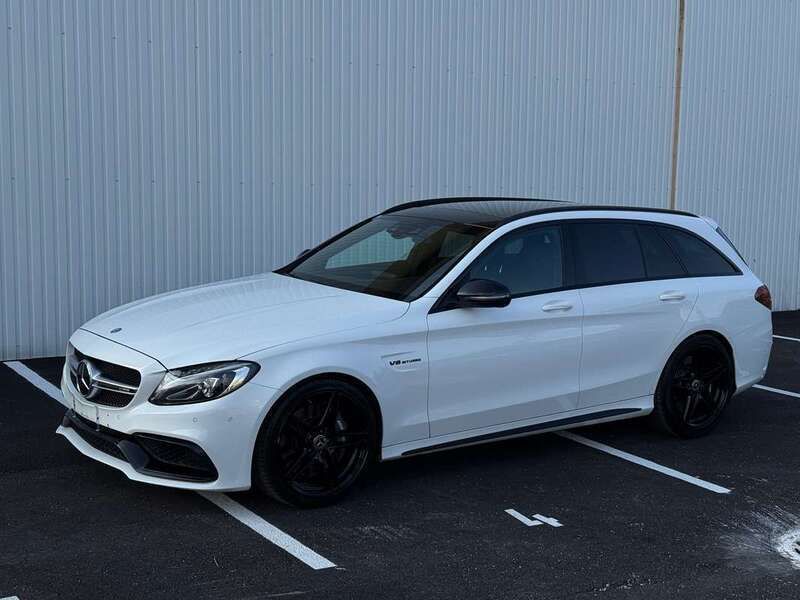 Weiß Gebraucht 2017 Mercedes C63 AMG AMG Kombi | € 50.999 (Fairer Preis) - Bild 1/4