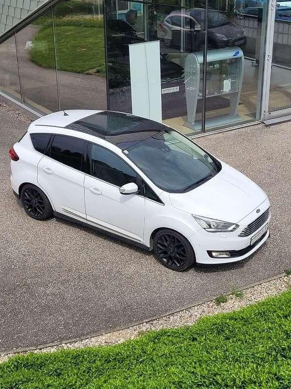 Weiß Gebraucht 2017 Ford C-MAX Titanium Van / Kleinbus | € 9.200 (Superpreis) - Bild 1/4