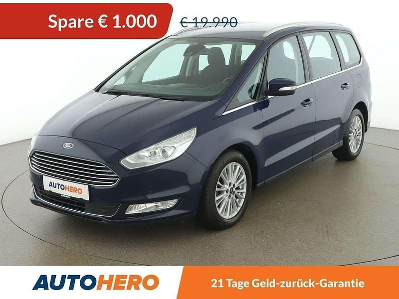Blau Gebraucht 2017 Ford Galaxy Titanium Van / Kleinbus | € 18.990 (Superpreis) - Bild 1/3