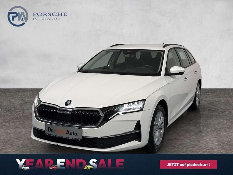 Weiss normal Gebraucht 2025 Skoda Octavia Selection Kombi | € 33.900 (Teuer) - Bild 1/4