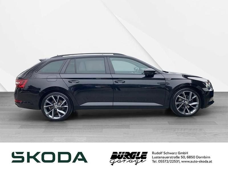 Gebraucht Skoda Superb SportLine 190 PS (139 kW) 2019 Schwarz  metallicperleffektno Kombi