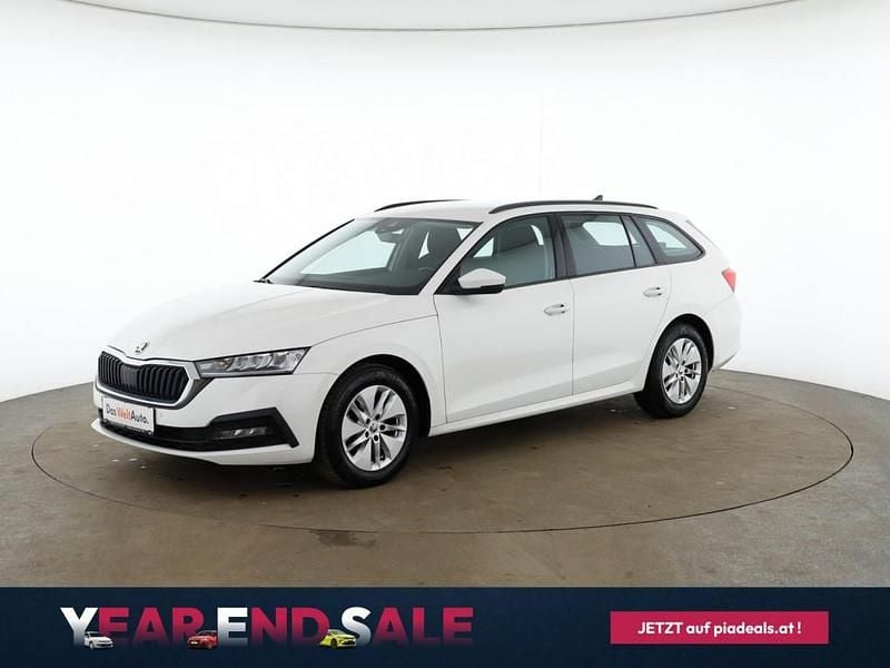 Weiss normal Gebraucht 2021 Skoda Octavia Ambition Kombi | € 18.950 (Guter Preis) - Bild 1/4