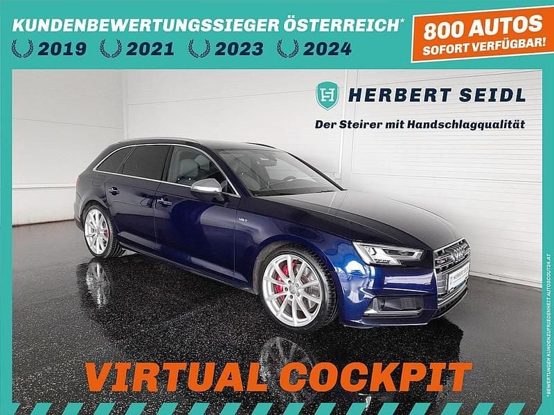 Blau Gebraucht 2017 Audi S4 S-Line Kombi | € 29.880 (Fairer Preis) - Bild 1/4