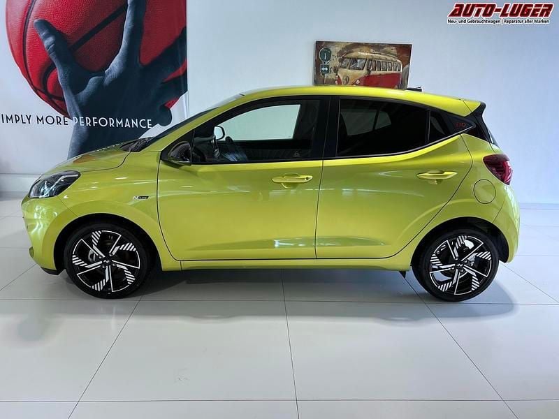 Neu Hyundai i10 N Line 90 PS (66 kW) 2025 Lucid lime metallic Kleinwagen