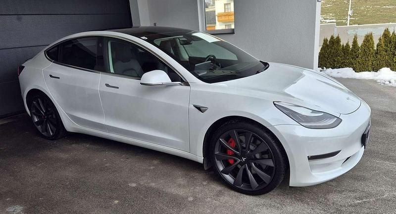Gebraucht Tesla Model 3 Performance 377 kW (513 PS) 2020 Weiß Limousine