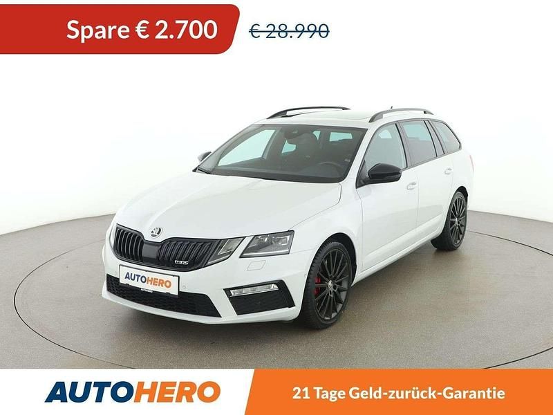 Weiß Gebraucht 2019 Skoda Octavia RS Kombi | € 26.290 (Teuer) - Bild 1/3