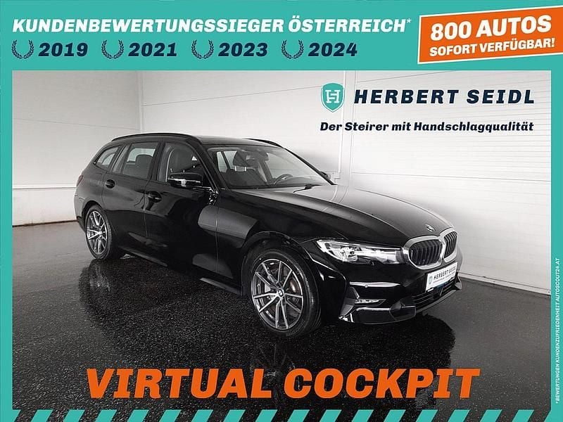 Schwarz Gebraucht 2021 BMW 330e Sport Line Kombi | € 30.880 (Etwas zu teuer) - Bild 1/4