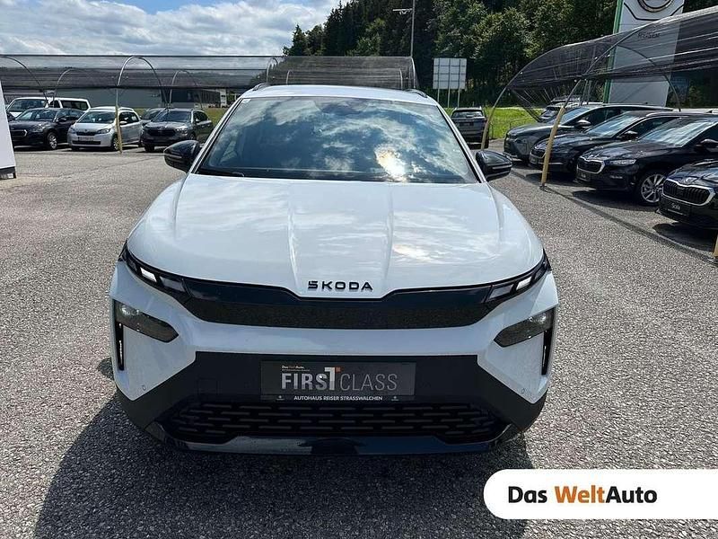 Weiss metallic Gebraucht 2025 Skoda Elroq SportLine SUV | € 47.880 (Etwas zu teuer) - Bild 1/4