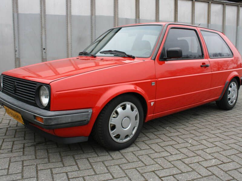 Rot Gebraucht 1984 VW Golf II GTD Limousine | € 7.490 - Bild 1/4